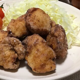 ムネ肉の塩麹唐揚げ